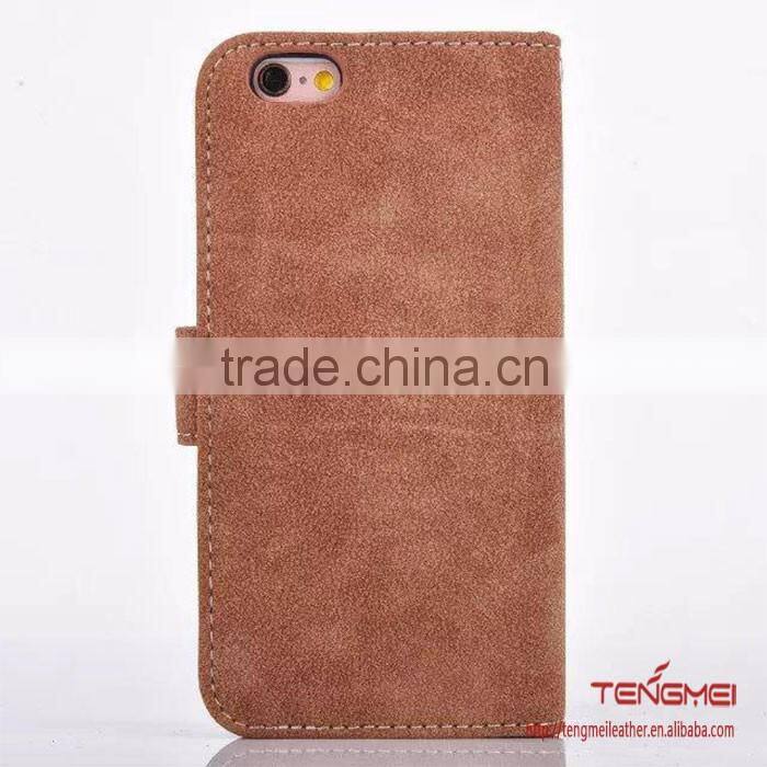 stand cover PU wallet for samsung galaxy s7 edge case