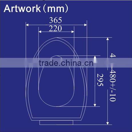 1051 european design quick release v shape seat cover for wc
