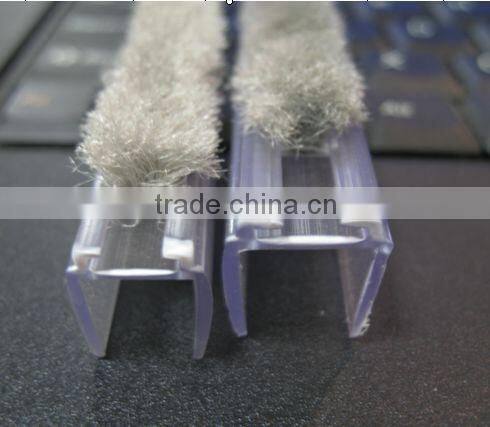 shower door brush sealing strip