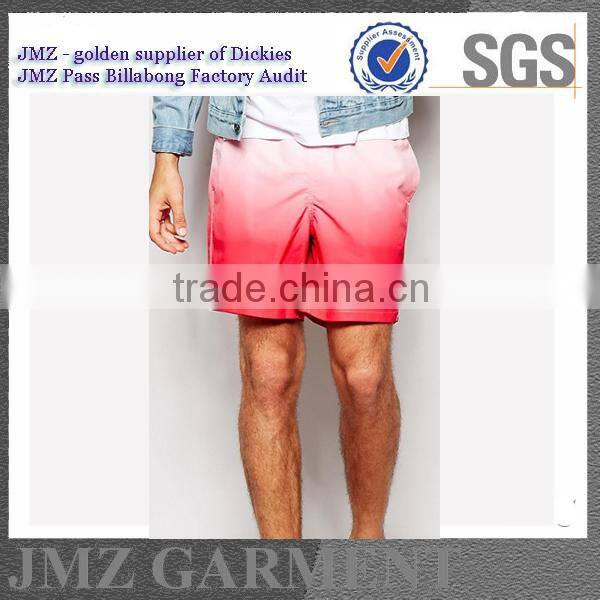 wholesale custom OEM polyester beach shorts swimwear for young teen boys your own design new products 2016 low moq Alibaba