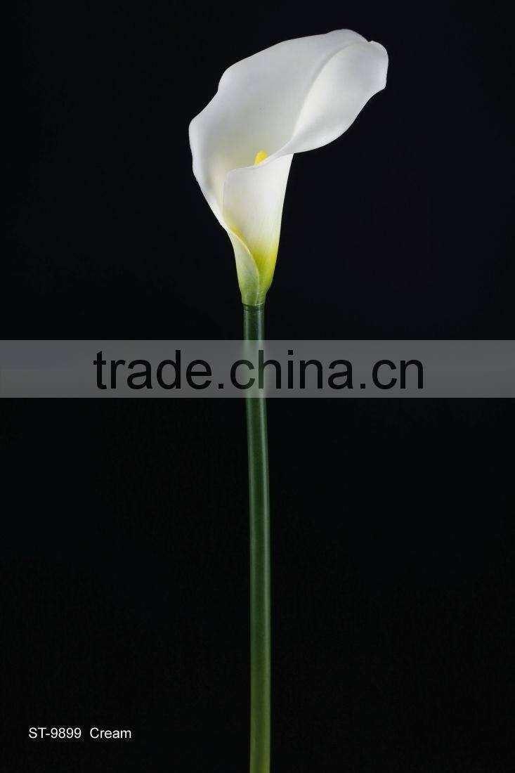 64 cm PVC Real Touch Calla Lily Spray Artificial Flower