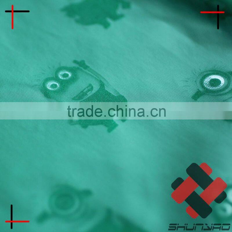 minions pattern fabric with color coating waterproof for garment or umbrella