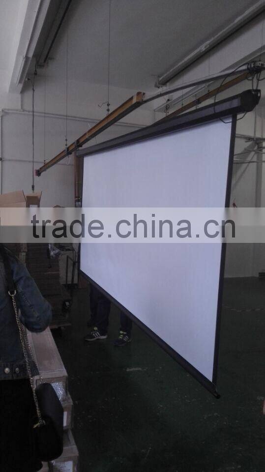 Glass fiber gray/white screen Tab Tensioned Electric Projection Screen