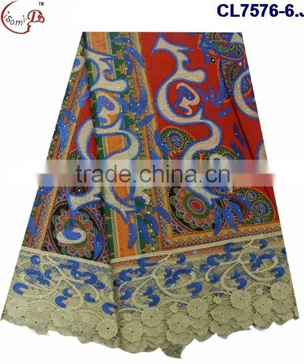 CL7576 2016 Chowleedee top fashion high quality hot selling new arrival wax lace