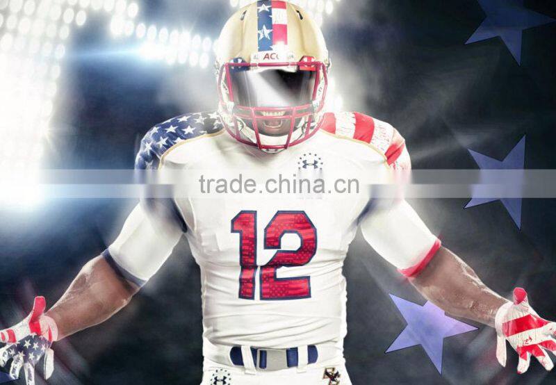 Plain Custom American Football Uniforms/ High Quality Football Uniforms/ Sublimated Football Uniforms