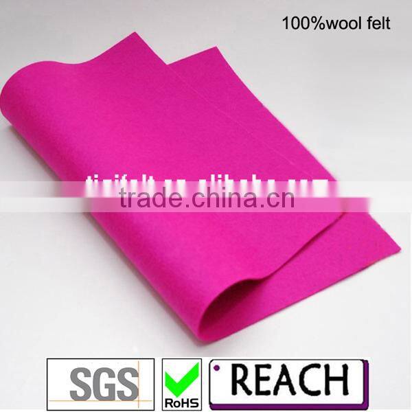 Various colours wool felt for home textile or craft/bright colorful wool felt/thickness 6(ROSH and REACH certification)