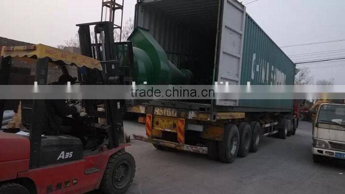 Energy saving low investment three cylinder drum small rotary dryer