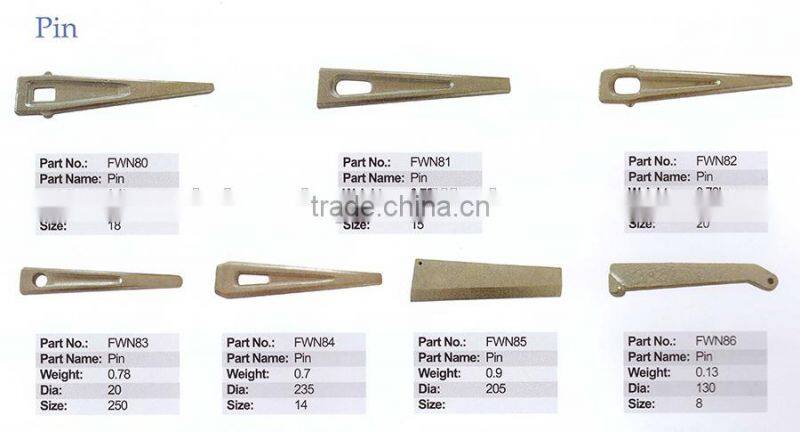 Pin for Rapid Clamp ductile iron pin clamp pin casting pin