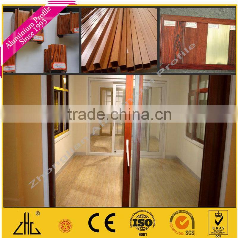 HOT! square pipe aluminium factory price / chairs' legs in kitchen table aluminium price per kg /wood grain aluminium profile