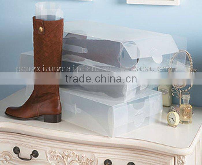 Transparent shoe box
