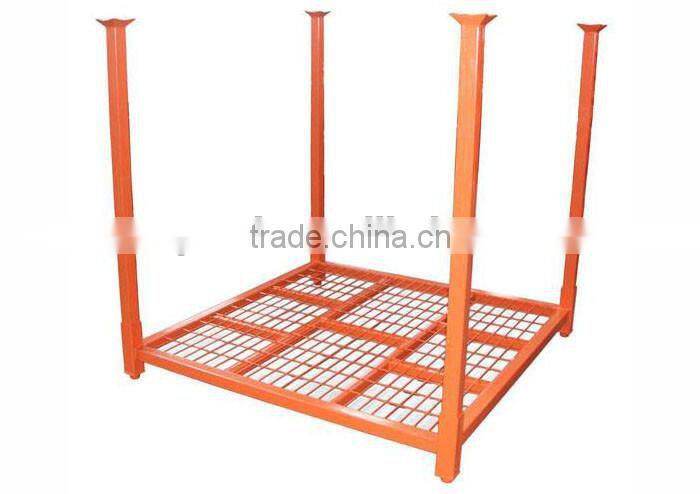 China factory customized steel material post pallet for truck tyre storage