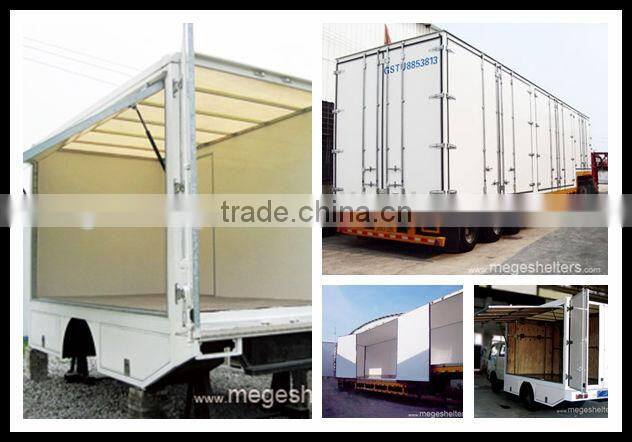 Fibre glass dry box truck body for sale