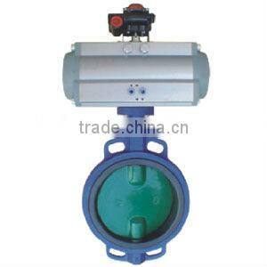 Pneumatic Butterfly Valve with actuator