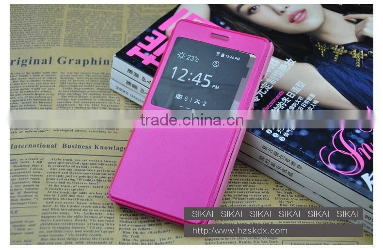 For Huawei P8 Lite Mobile Phone Accessory Anti Dust Smart Slim Water Proof Anti Drop Foldable PU leather Flip Case Flip Cover