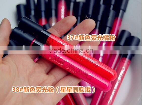 Menow 38colors matte lipstick waterproof long lasting liquid peel off lipstick