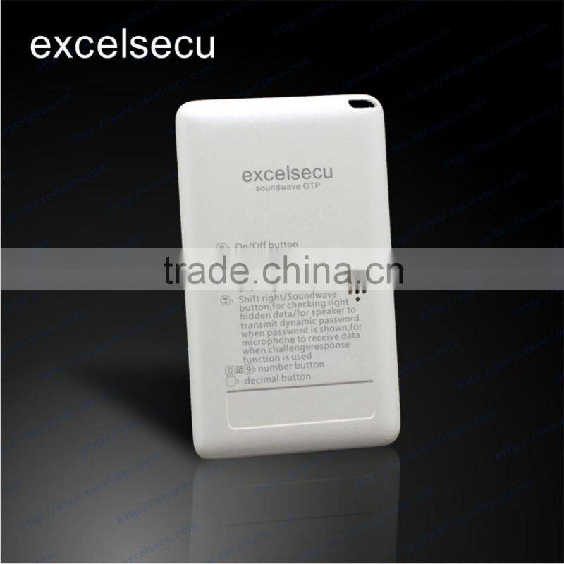 wholesale soundwave transmission pin protected one time password plastic otp token