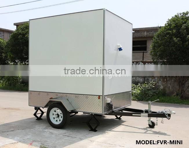 Mobile concession food cart for fast food