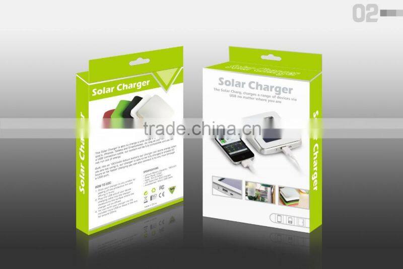 New Arrival 2600mah Solar Power Bank with LED flashlight,solar power bank charger innovative products for import