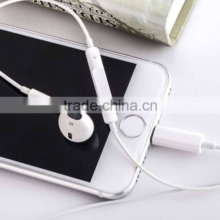For 8 Pin Digital Earphone Wired Headset Earbuds No Volume Control Without Mic for iPhone 7 7 Plus Earphone