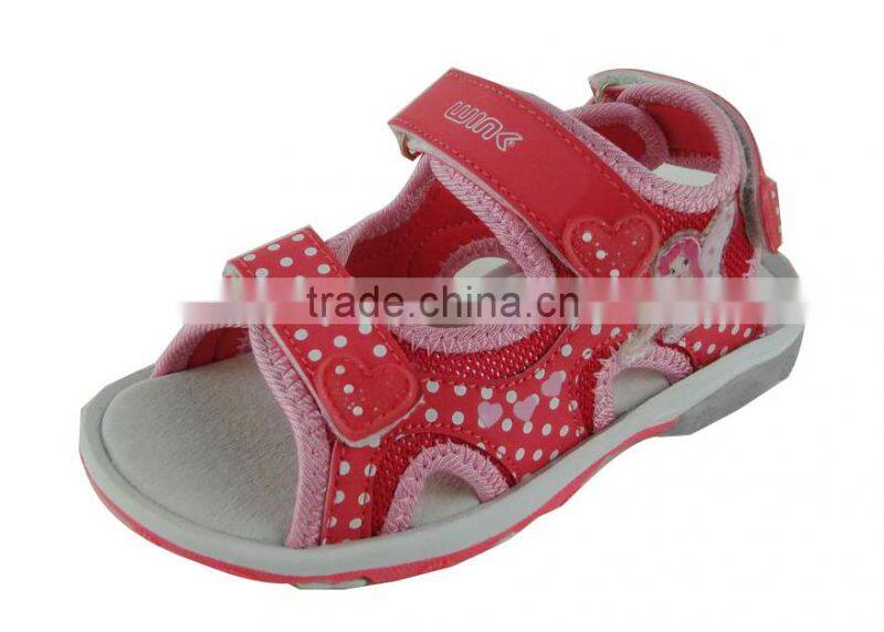 2015 sports girls jelly sandals with the fairy picture