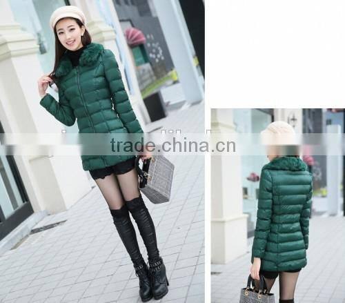 2015 Hot Sale Thicken Warm Sexy Coat Long Zipper Style OEM Price Fashion Beautiful Ladies Overcoat