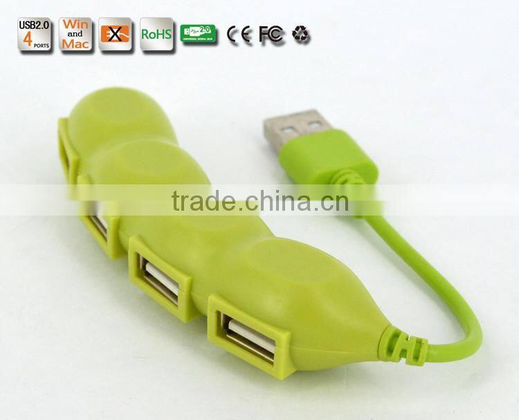 Fashional design usb por hub, 480MBPS 4 port usb 2.0 hub from usb hub suppliers