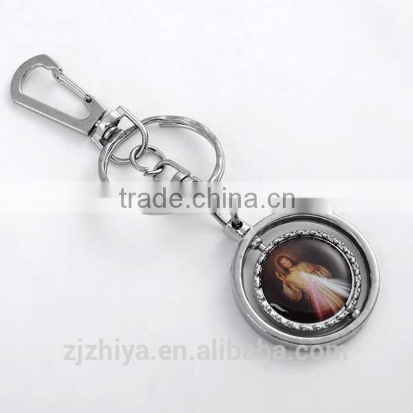 promotional useful religious 3d wholesales blank metal keychain
