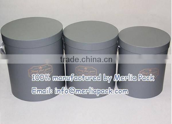 Delicate Cylindrical Wedding Candy Gift Box Wedding Favor Box for Bridal and Baby Shower Round Flower Box