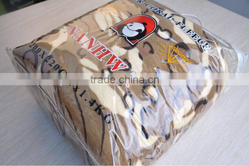 Manufactory wholesale 100%polyester home textile organic swaddle blanket kids bed set