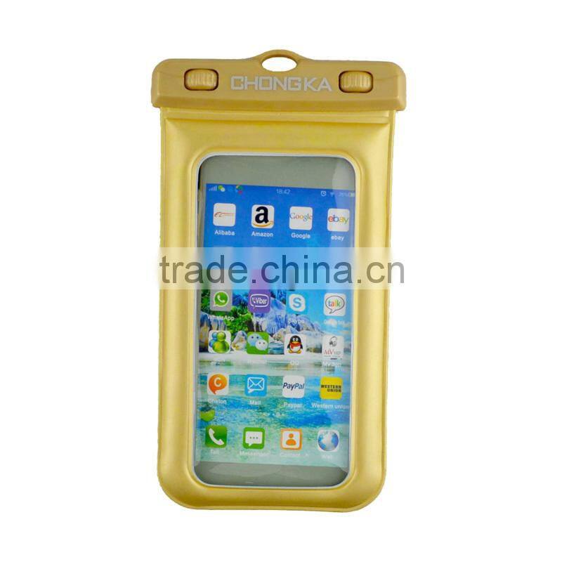 Promotional Low Cost IPX8 Waterproof Cell Phone Bag