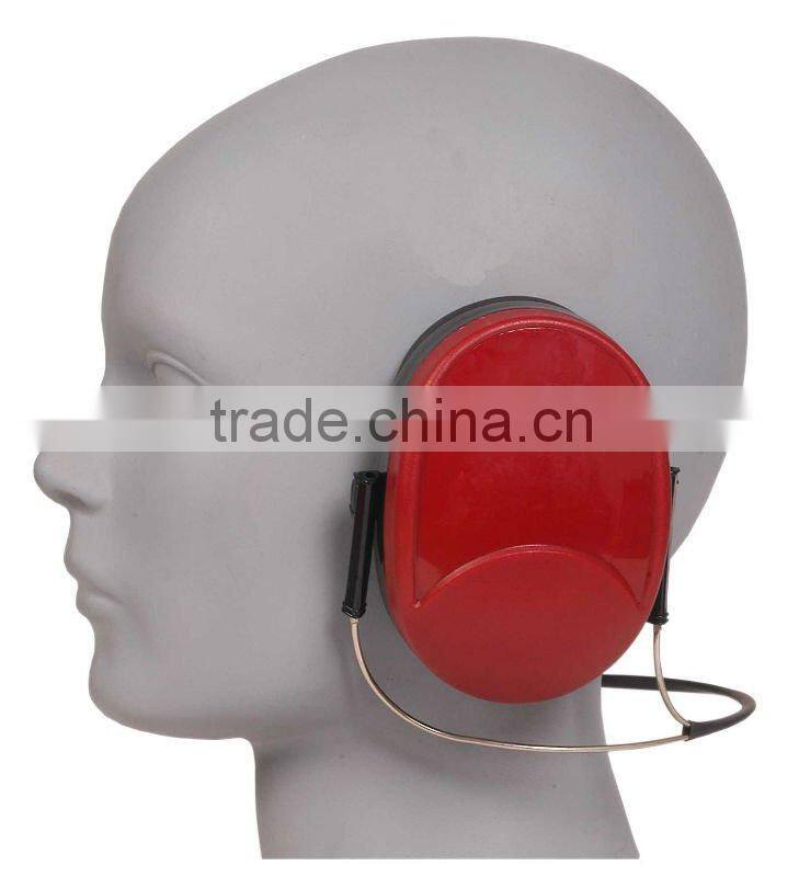 Neck type safety helmet earmuff