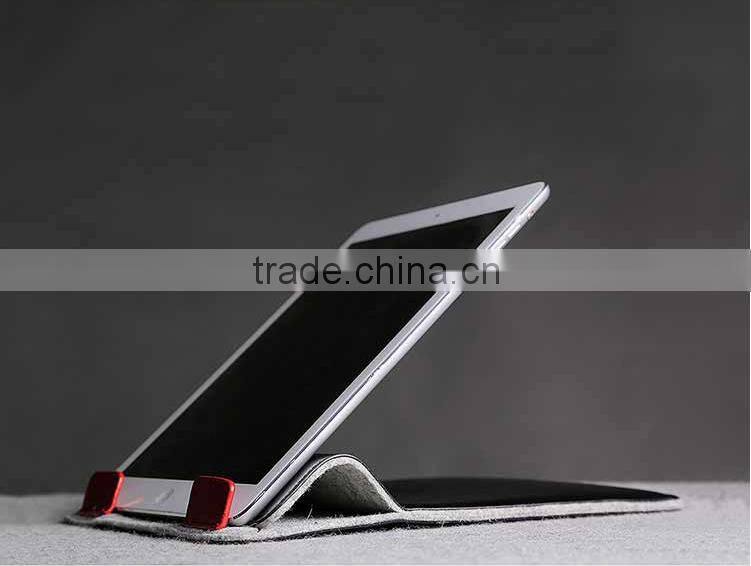boshiho latest design genuine leather tablet pad holder case