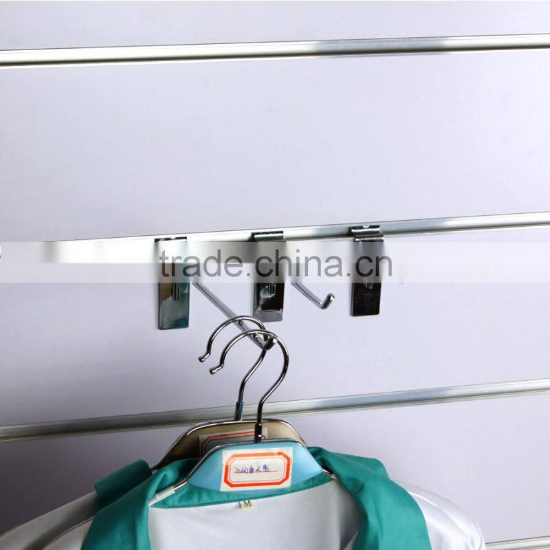 Supermarket wall-mounted Slatwall 11 Ball Sloping Arm