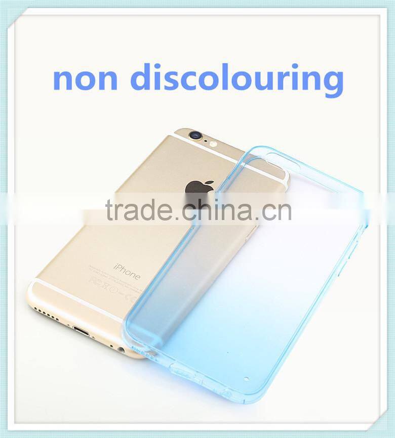 TPU case with gradient color cellphone case for iphone 6s/6plus