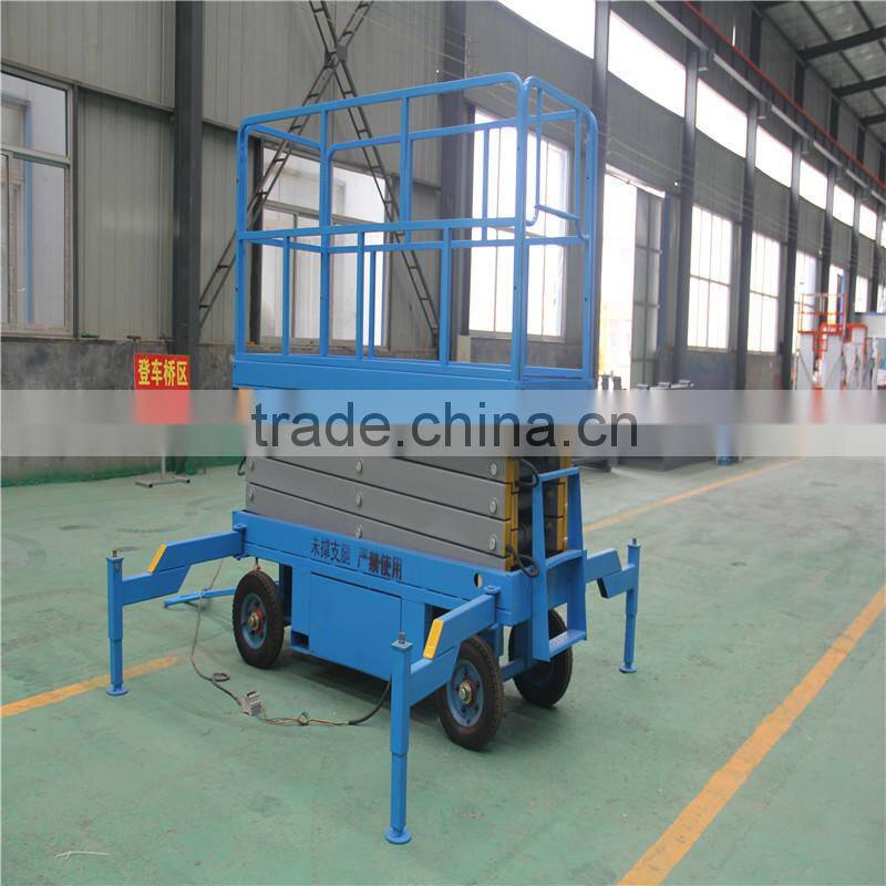 4m Mobile electric scissor lift / auto scissor lif for aerial work