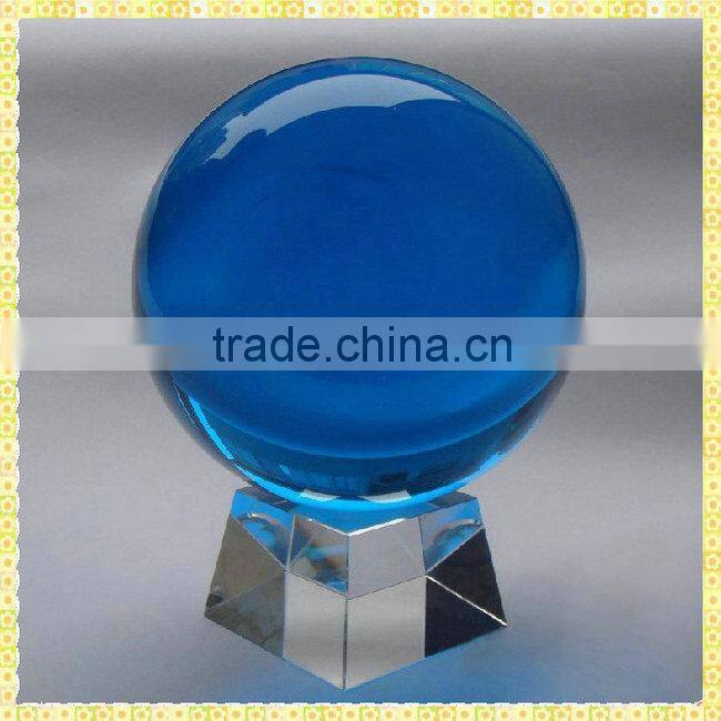 Wholesale Handmade Cheap Blue Crystall Ball For Feng Shui Decoration