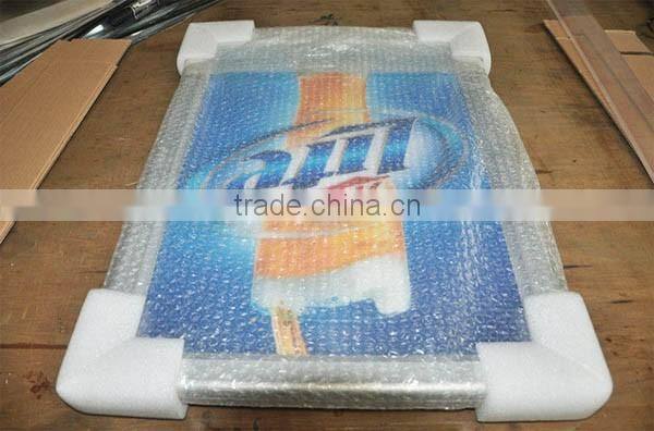 2016 Expo hot selling aluminium frame backlit film led snap frame light box signs