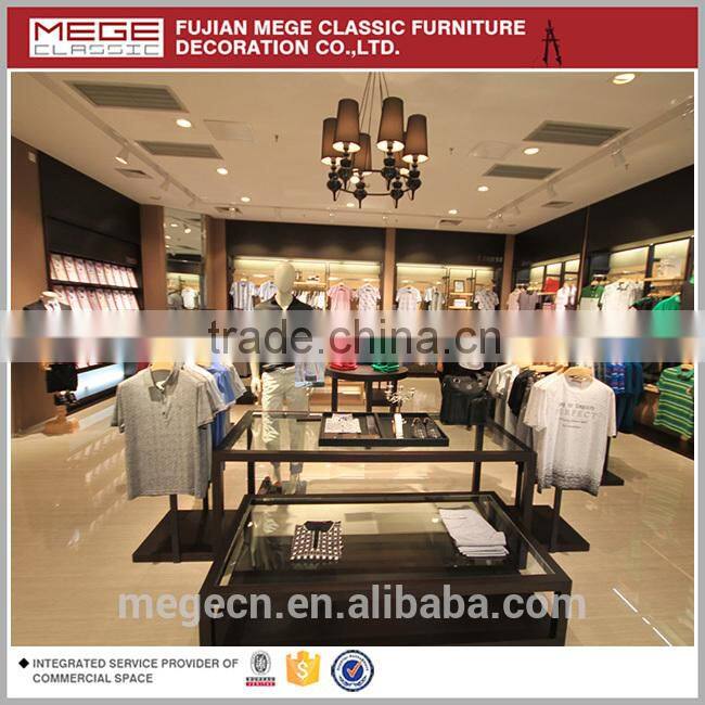 High End Glass Clothes Promotional Stands