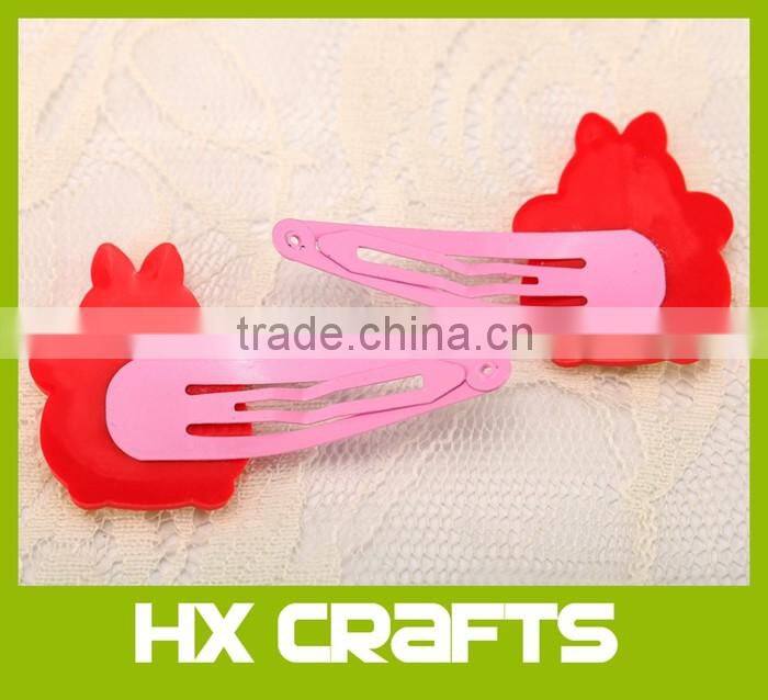 Soft pvc baby hair accessories with cartoon design / PVC christmas hair accessories