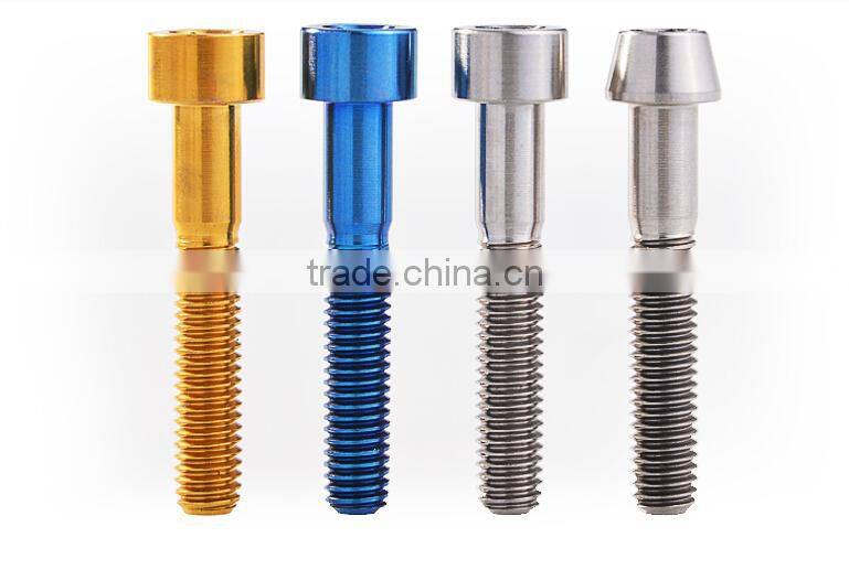 M6*35MM Titanium alloy screws/mountain bike spare part/CNC Titanium alloy screws