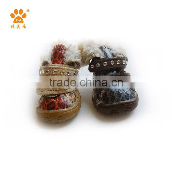JML High qulity dog shoes for lovely dog anti-slip christmas dog shoes