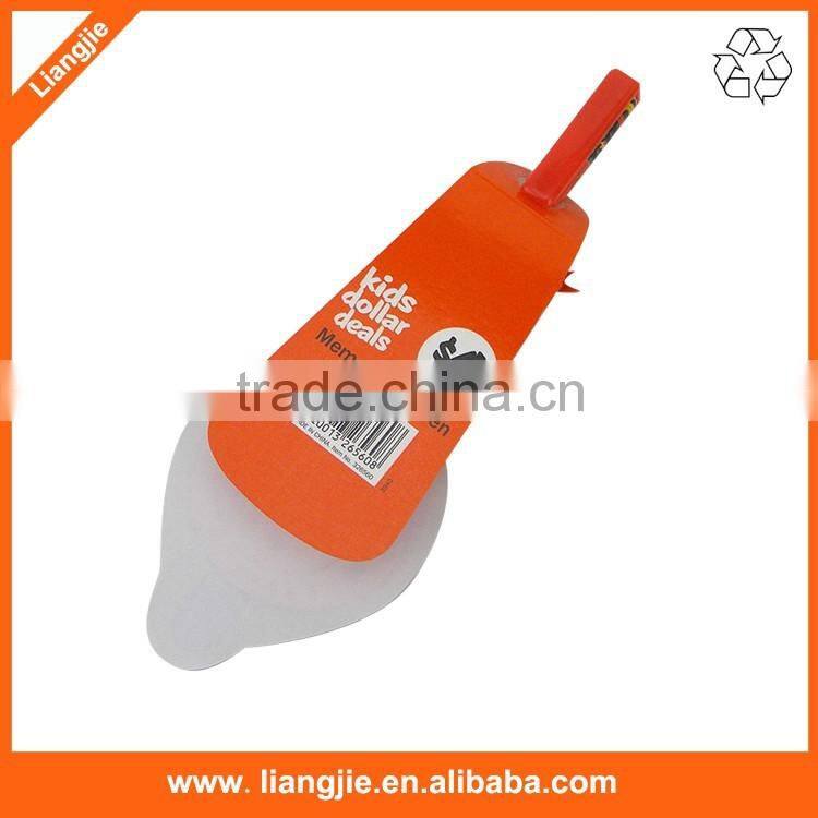 Custom Butterfly shaped sticky notes with pen