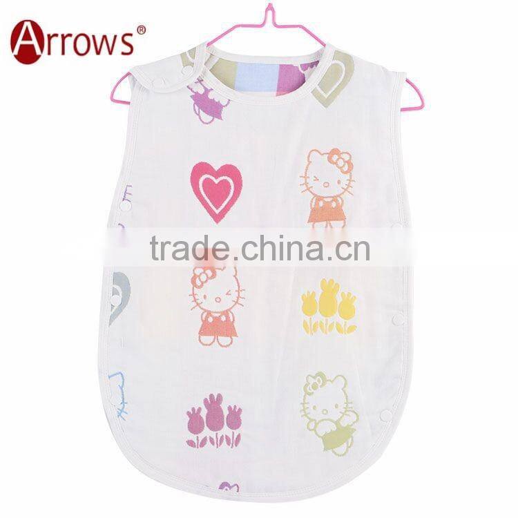 Six-layers of gauze sleeping bag anti kick quilt bag for infants and todders