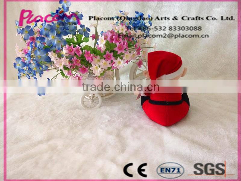 2016 Fashion cute plush toy Chirstmas Santa Claus stuffed toy