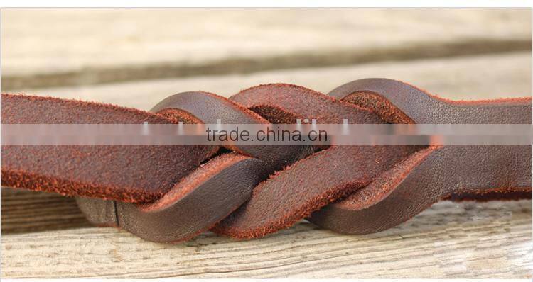 High Quality Dog Leather Collar Large Big Dogs First class Leather Leashes collier chien wholesale Pet Products Collars for Dogs