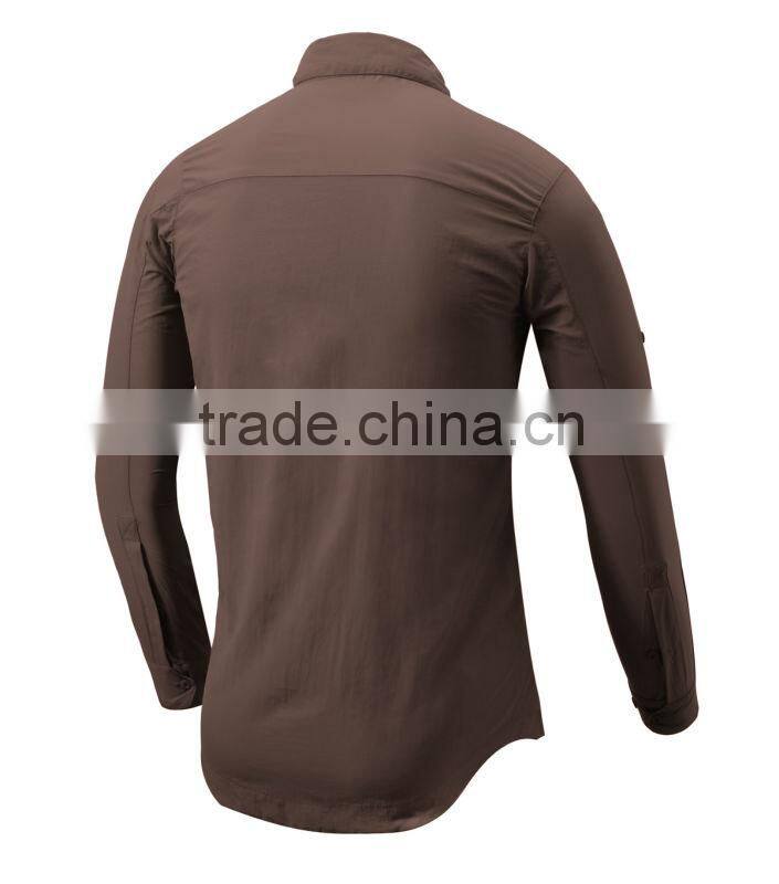 2014 latest men quick dry man shirt hiking bivouac apparel quick dry light weight trekking wholesale fitness clothing