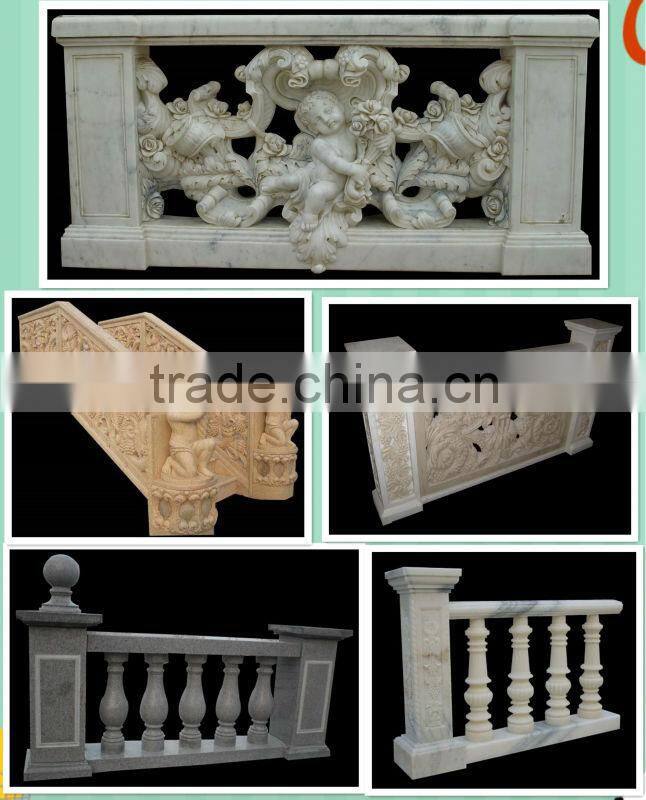 Natural Carved Stone Baluster Handrail