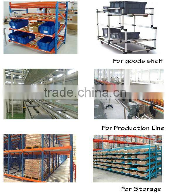 JY-2045A|Vibrating aluminum roller track|Motorized slide rail|China machinery transport conveyor roller