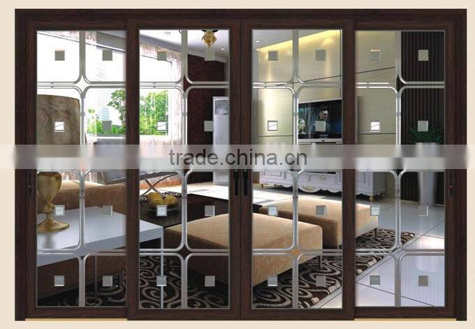 Wood finished sliding doors windows extrusion profiles,extruded aluminum profiles prices