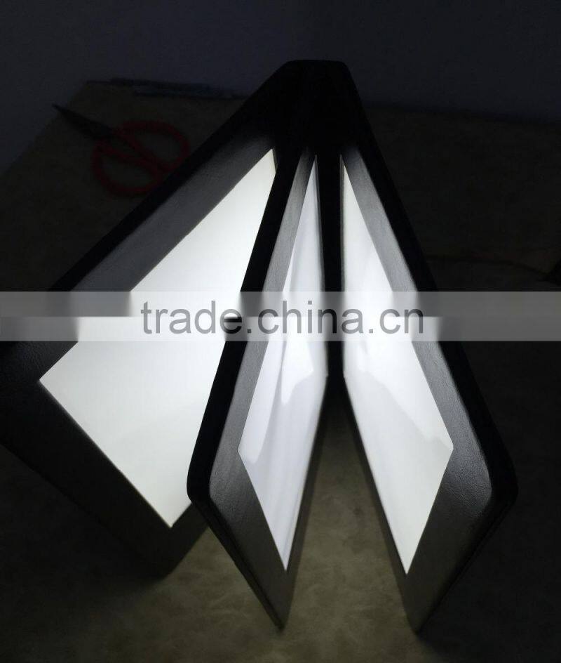 4 sheets illuminated led menu led menu cover